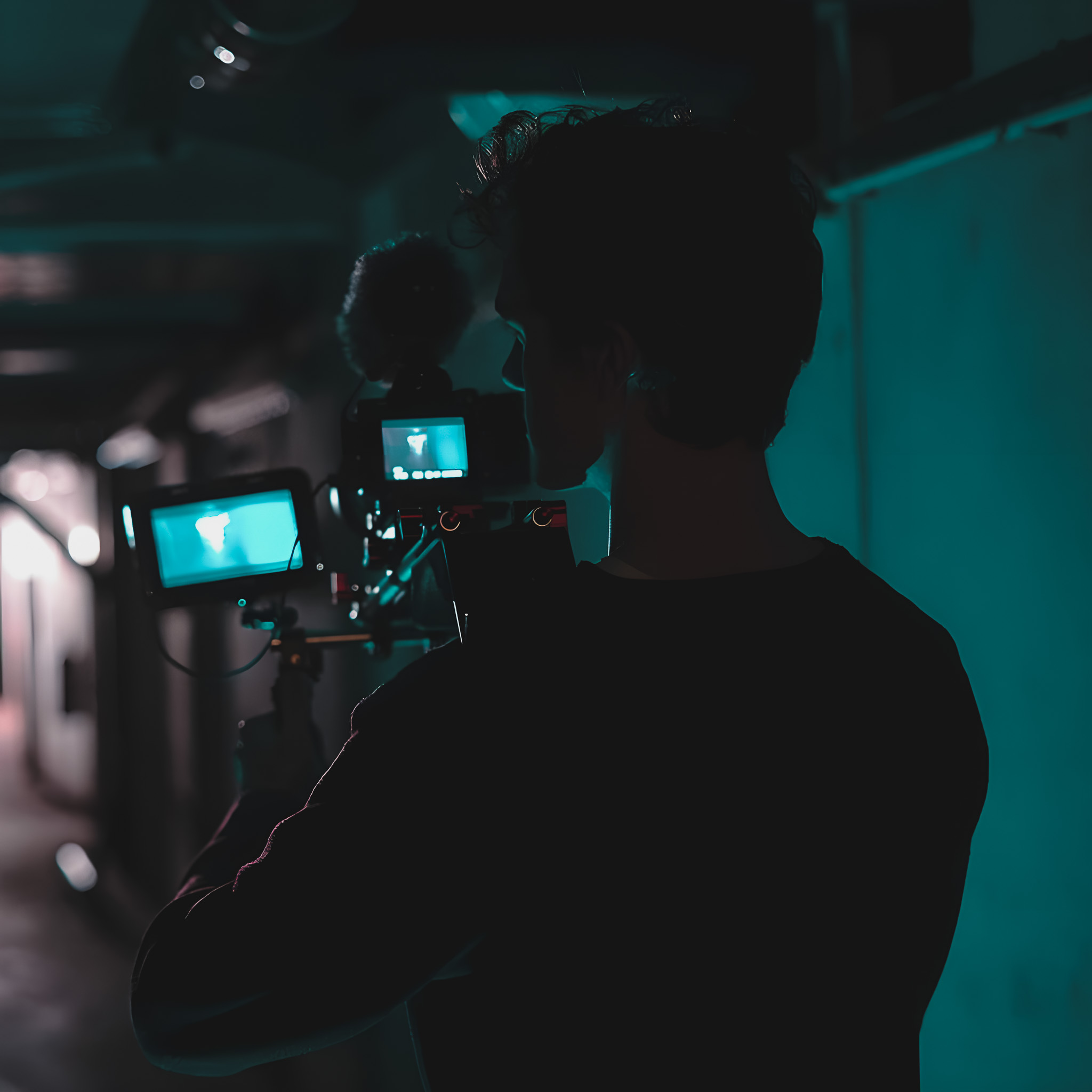 foto van een persoon met camera